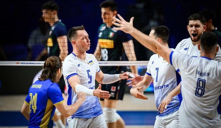 Ukraine’s volleyball team sweeps world champions Italy after victory over Brazil