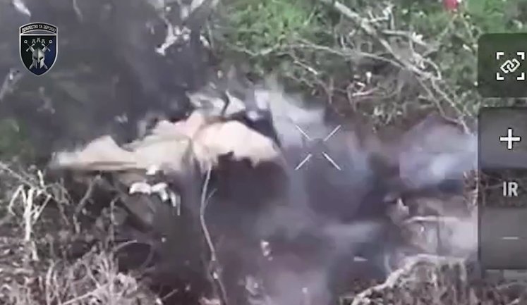 Рашист вкоротив собі віку на Покровському напрямку: аеророзвідка бійців 42-ї ОМБр. ВIДЕО