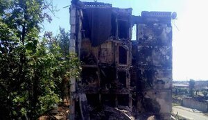 Russians are entrenched in Lysychansk region, city is on fire, - Haidai. PHOTO