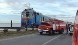 пожар поезд дизель