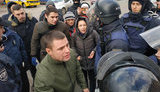 Руководителя одесского "Автомайдана" Устименко задержали на акции протеста против застройки парка. ВИДЕО+ФОТОрепортаж