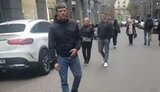 Охоронці російського репера Басти в центрі Києва напали на чоловіка, який нагадав співакові, що Крим - це Україна, - Стерненко. ВIДЕО