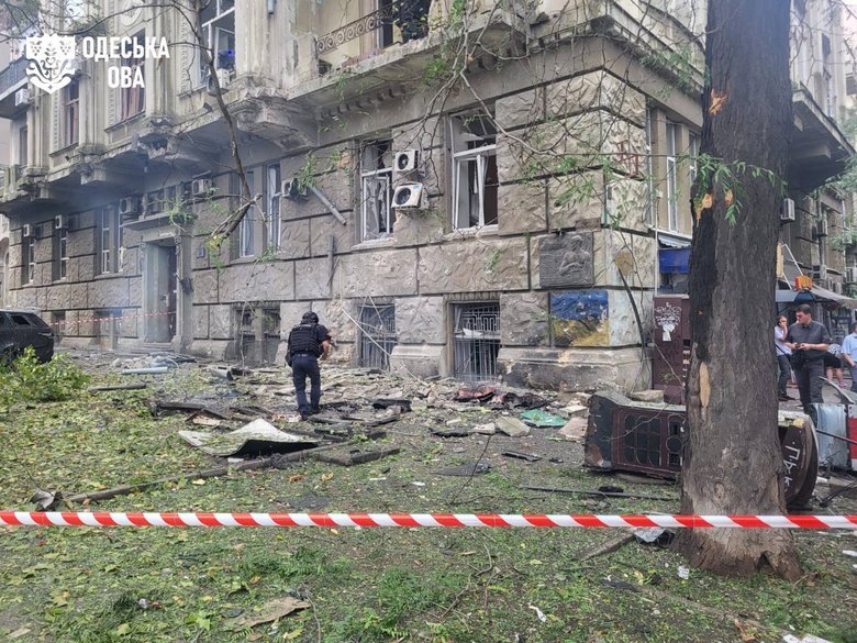 Ворог вдарив по Одесі 21 липня