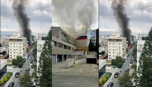 Российский центр науки и культуры на Кипре неизвестные забросали коктейлями Молотова. ВИДЕО