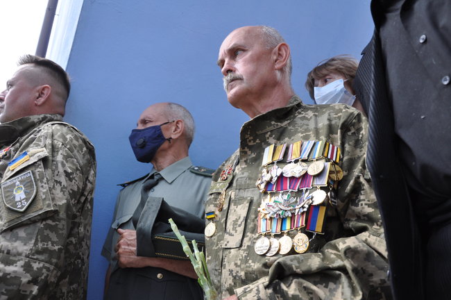 С умершим ветераном ОУН-УПА и дивизии Галичина Орестом Васкулом простились в Киеве 01