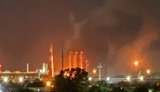 Пожежа на території Афіпського НПЗ після атаки БПЛА 26 вересня 2025 року