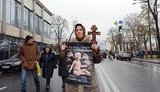 Opponents of vaccination blocking streets in downtown Kyiv. VIDEO&PHOTOS