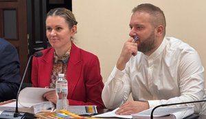 MP Skorokhod at a HACC hearing