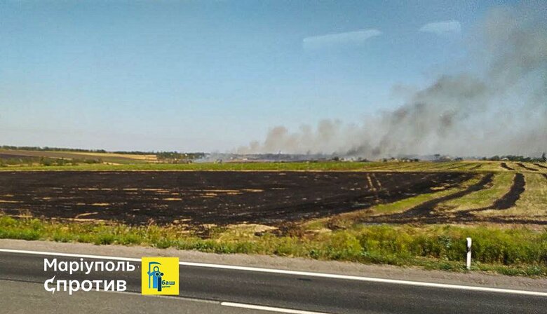 Украинские партизаны утром под Мариуполем уничтожили ремонтную базу оккупантов, - Андрющенко 01