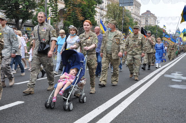 У центрі Києва відбувся Марш захисників України 55