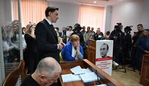 Shevchenkivskyi District Court again failed to consider case of appeal against Chervinskyi’s suspicion. VIDEO&PHOTOS