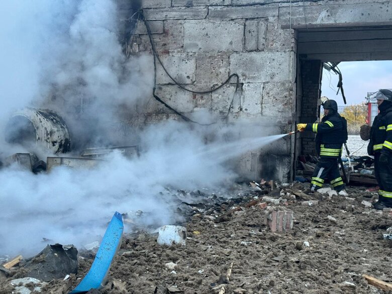 Наслідки ударів по Донеччині 25 жовтня