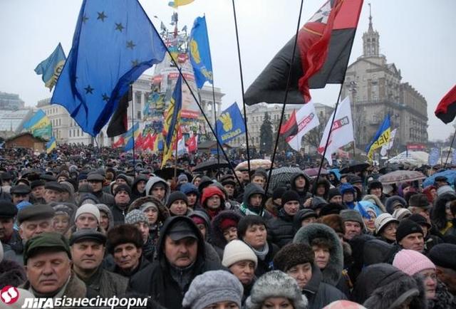 митинг евромайдан вече