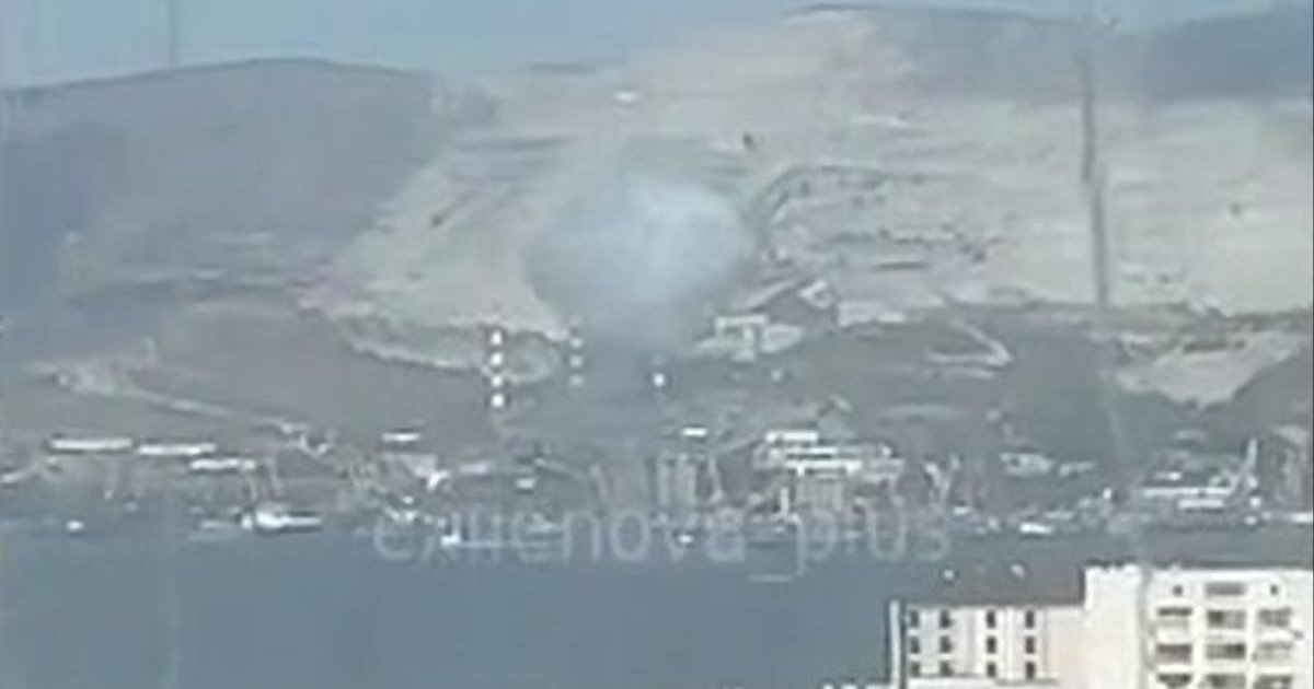 Drone attack on the Russian Black Sea Fleet base in Novorossiysk ...