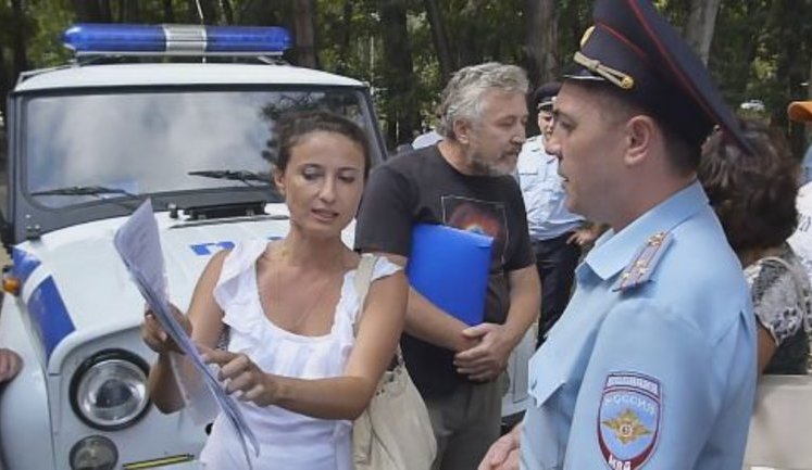 Окупанти в Сімферополі заборонили мітинг "Ошуканий Крим", на який був дозвіл, - активіст Большедворов. ВІДЕО