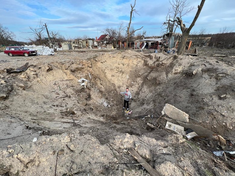 Consequences of barbaric shelling of Chernihiv region by Russian occupants 01