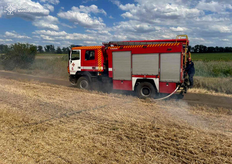 fires in the Mykolaiv region
