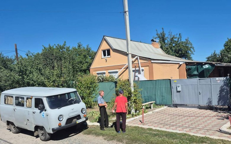 Наслідки обстрілів Знам'янки