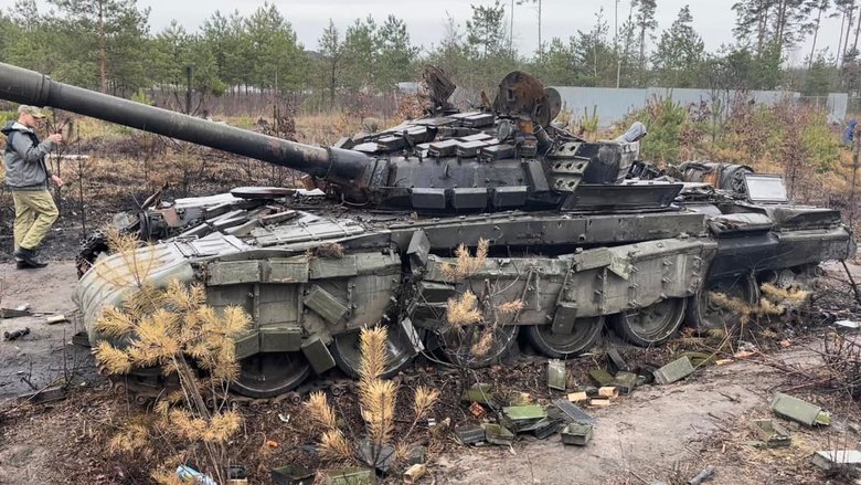Уничтоженная техника войск РФ под Киевом 03
