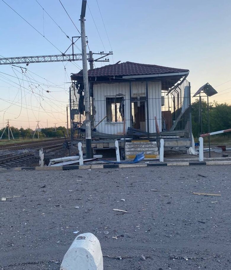 Another hellish night for Rashists in Melitopol. Railway damaged, which occupiers used to transport equipment and manpower - Fedorov 02 Another hellish night for Rashists in Melitopol. Railway damaged, which occupiers used to transport equipment and manpower - Fedorov 02