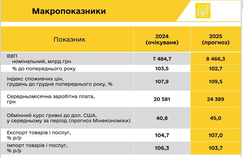 законопроєкт "Про державний бюджет України на 2025 рік".