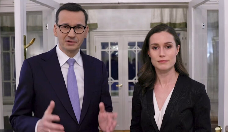 Prime Ministers of Poland and Finland addressed Ukrainians: "You are fighting for European values and future. We are for you and with you". VIDEO