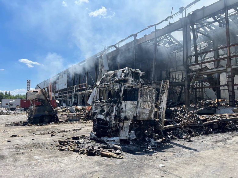 Знищено склад Червоного Хреста в Києві