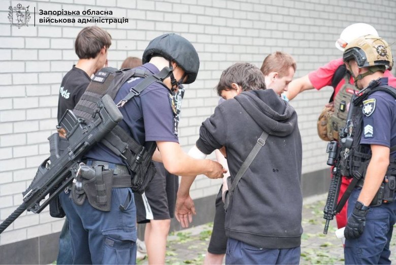 Удар РФ по Запоріжжю