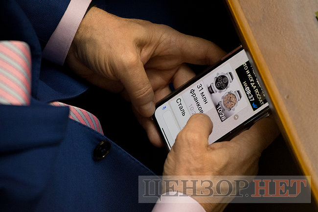 Суркіс вивчає годинник за 31 млн франків, інвестпроєкт з принцесою нардепа від СН Задорожного і аргументи для людей від агропідприємця мажоритарщика Бакунця, - робота ВР 13 листопада 04