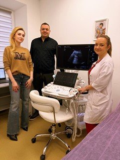 Львівська лікарня отримала сучасний УЗД-апарат Samsung V8