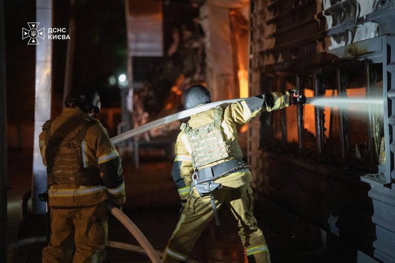 Київ після обстрілу