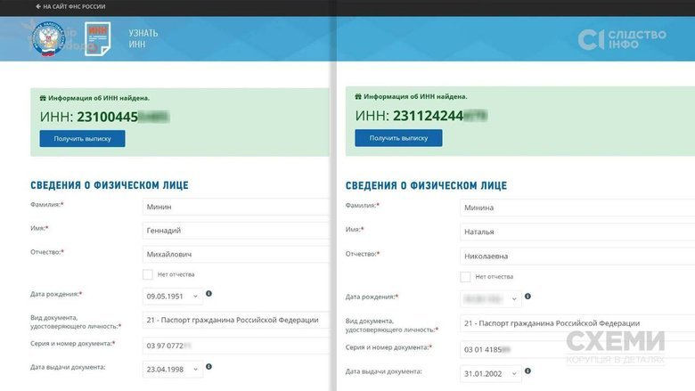 Геннадій Мінін має паспорт РФ та бізнес у Росії й на ТОТ
