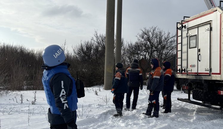 Біля ЗАЕС триває ремонт лінії електропередачі, - МАГАТЕ. ФОТО