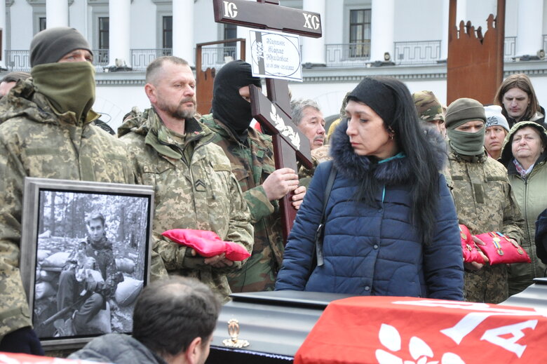 Із чотирма бійцями диверсійної групи Братства, які загинули на Брянщині в грудні 2022 року, попрощалися у Києві 05