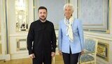 Володимир Зеленський і Крістін Лагард