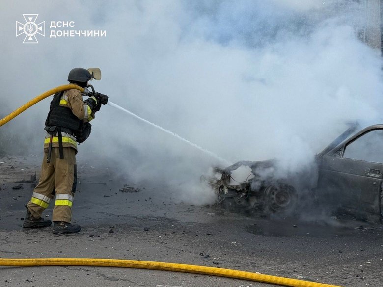 Удар по авто у Краматорську