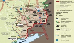 Российские террористы Донбасса могут подорвать работу ГТС. КАРТА