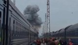 Russia attacked passenger train locomotive in Volyn, 2 km from border with Poland, – "UZ". VIDEO