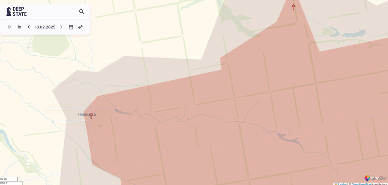 Novosilka map