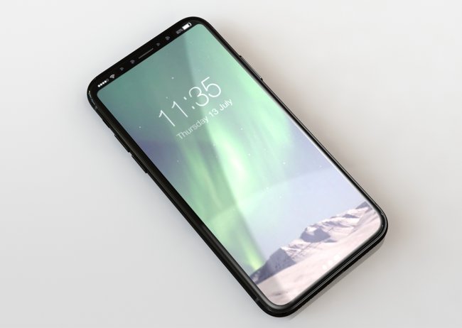 Новый iPhone 8 получит скругленный экран со служебной панелью 01