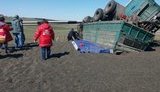 Fiat зіткнувся з КамАЗом на Миколаївщині, загинув водій легковика, - ДСНС. ФОТОрепортаж
