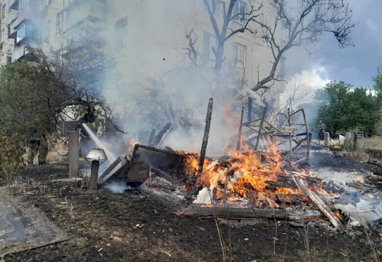 shelling of the Nikopol district
