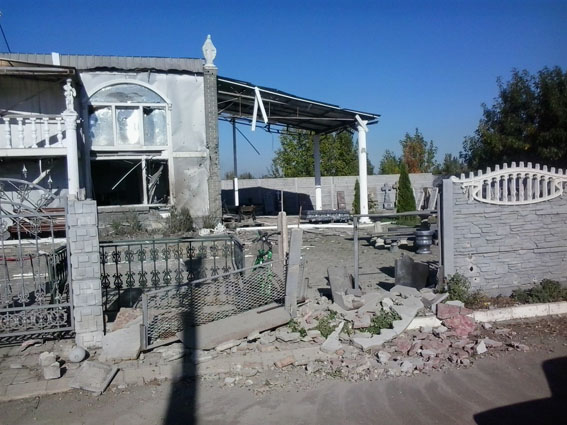 обстрел авдеевка