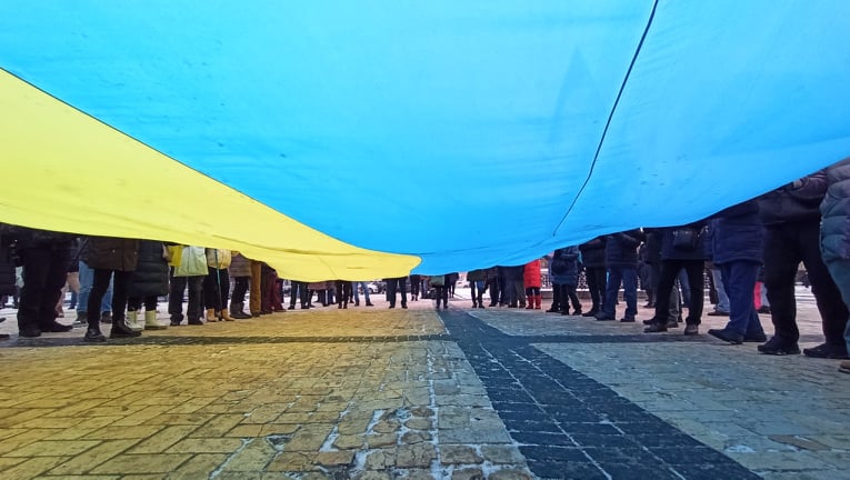 Акция Скажи Путину НЕТ! состоялась на Михайловской площади в Киеве 16