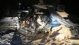 Под Киевом столкнулись BMW и грузовик, водитель и трое пассажиров легковушки погибли, - Нацполиция. ФОТО