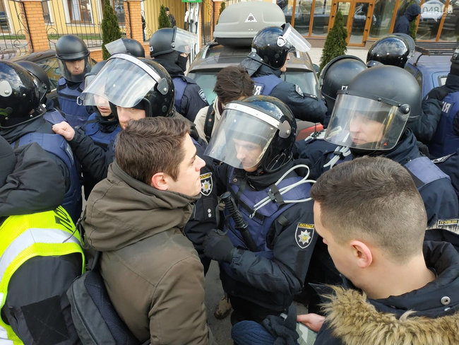 Руководителя одесского Автомайдана Устименко задержали на акции протеста против застройки парка 07