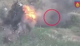 Дрон залетает в блиндаж, раздается взрыв, и тело оккупанта взмывает высоко в воздух и падает в нескольких десятках метров от укрепления