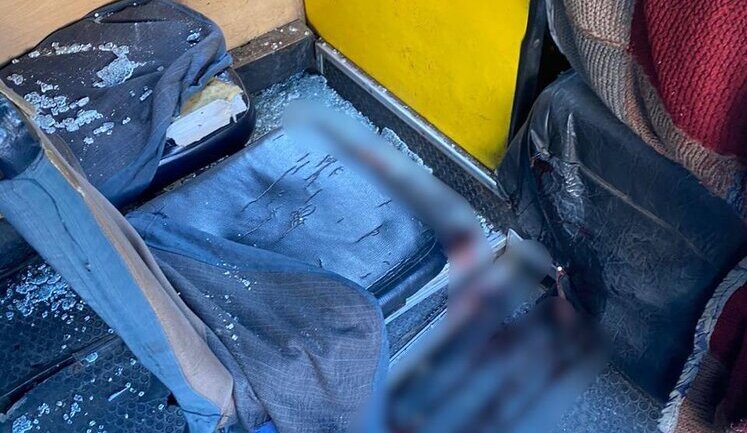 Russians attacked public transport in Kherson: five people hospitalized. PHOTO