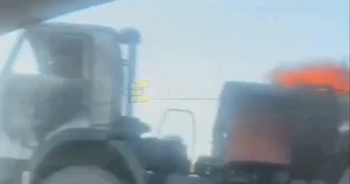 Russian whines about drone strikes on Russian logistics near Melitopol: "About 40 kilometers before reaching it, they're f#cking hitting everything. VIDEO