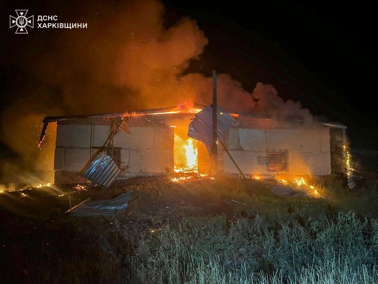 Velykyi Burluk after the shelling